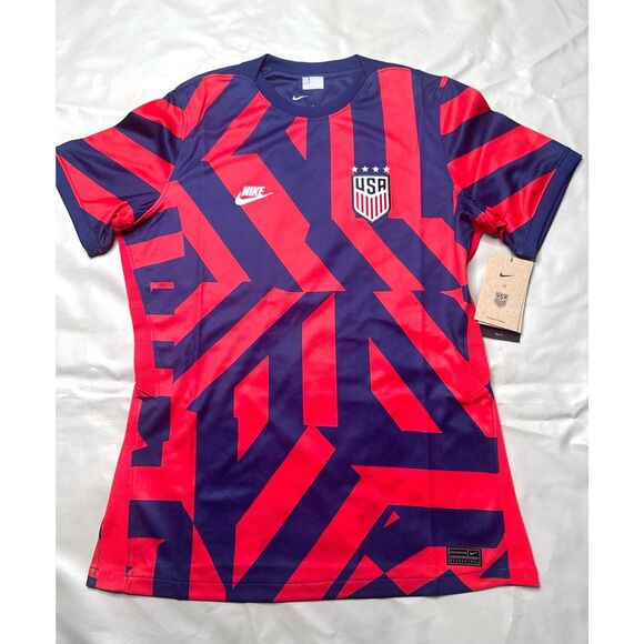 Nike USA National Team USWNT 4 star Soccer Jersey CZ4317-422 Slim Women's Large - Picture 2 of 7